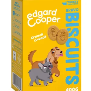 Edgard & Cooper BISCUITS Truthahn und Huhn 400 g Neu